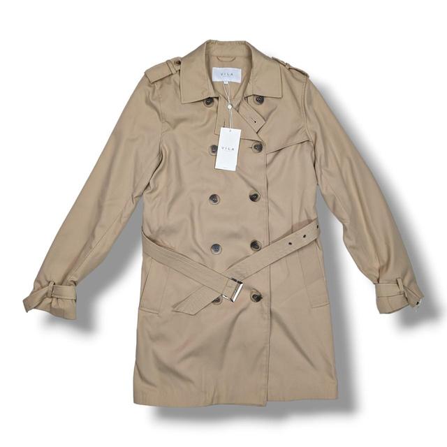 Vila Women's Trench - Tan - UK 8 on Productcaster.