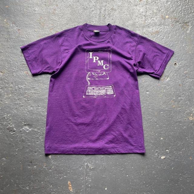 Screen Stars Men's T-shirt - Purple - M on Productcaster.