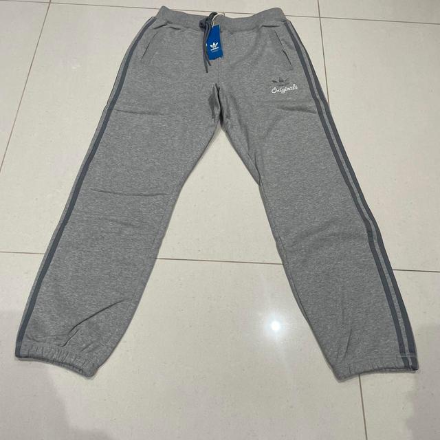 Adidas Men's Sweatpants - Grey - S on Productcaster.