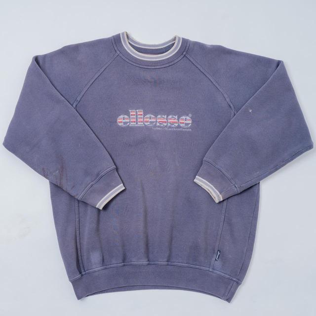 Ellesse Men's Sweatshirt - Purple - S on Productcaster.