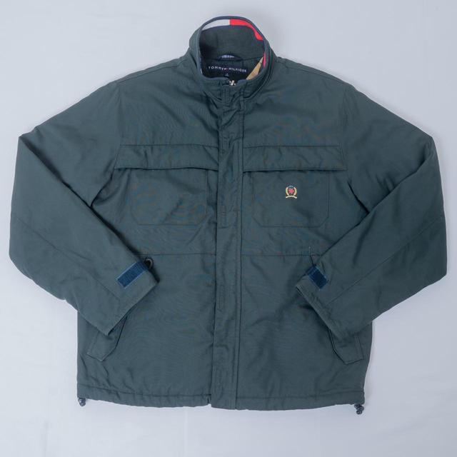 Tommy Hilfiger Men's Lightweight Jacket - Green - S on Productcaster.