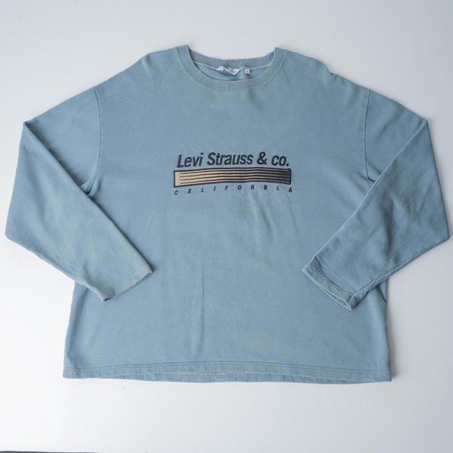 Levi's Men's Sweatshirt - Blue - XL on Productcaster.