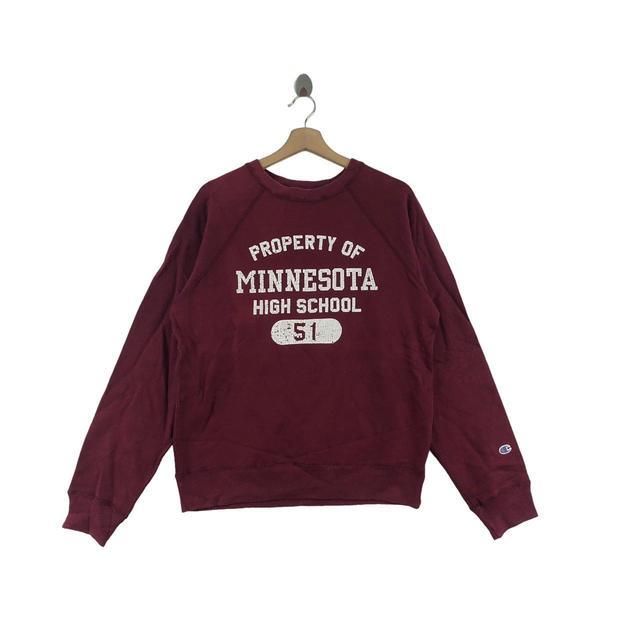 Champion Women's Sweatshirt - Burgundy - L on Productcaster.