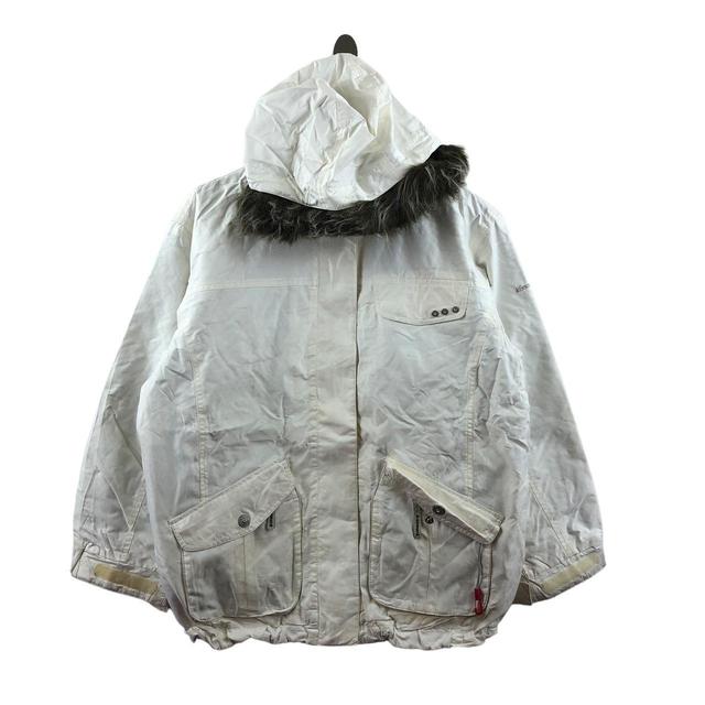 Women's Polyester Coat - White - L on Productcaster.