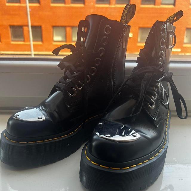 Dr. Martens Women's Platform Boots - Black - UK 3 on Productcaster.