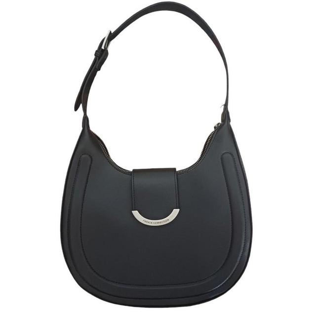 French Connection Women's Party Bag - Black/Silver on Productcaster.