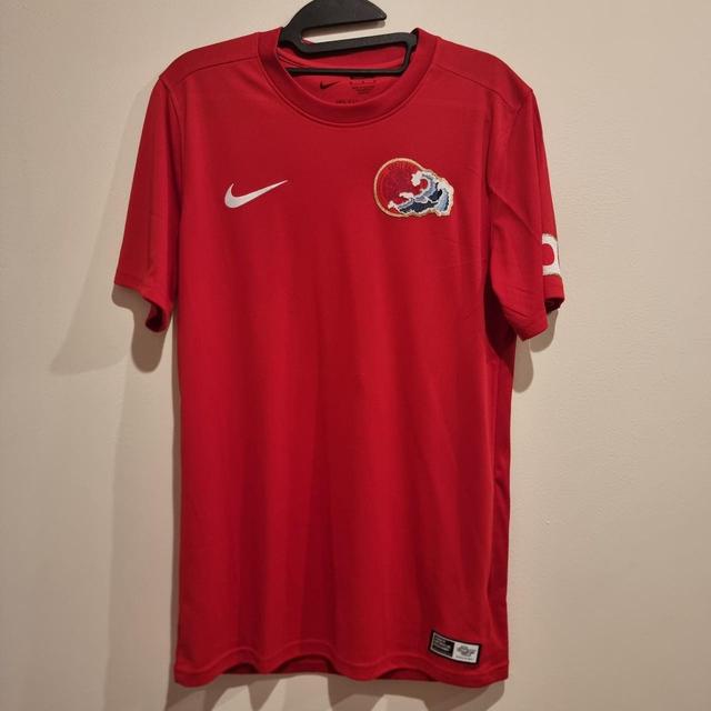 Nike Men's T-shirt - Red - M on Productcaster.