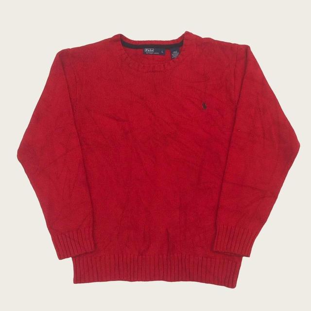 Ralph Lauren Women's Jumper - Red - M on Productcaster.