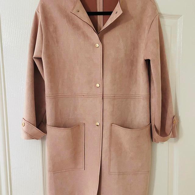 Zara Women's Overcoat - Pink - S on Productcaster.