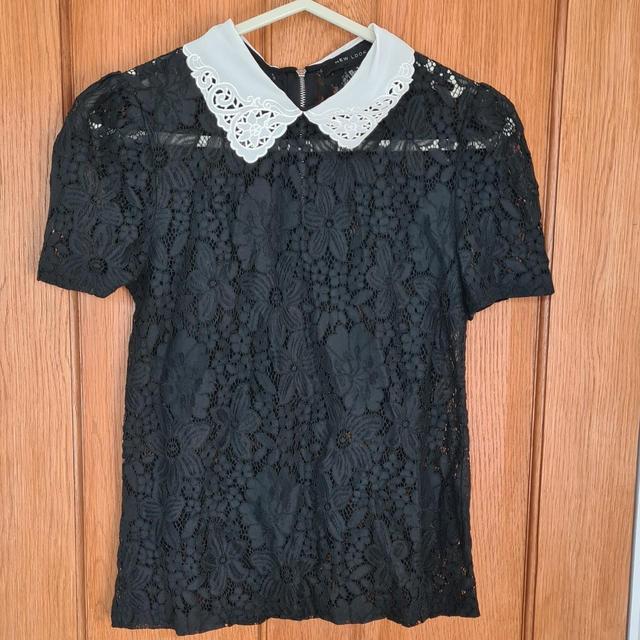 New Look Women's Blouse - Black - 6 on Productcaster.