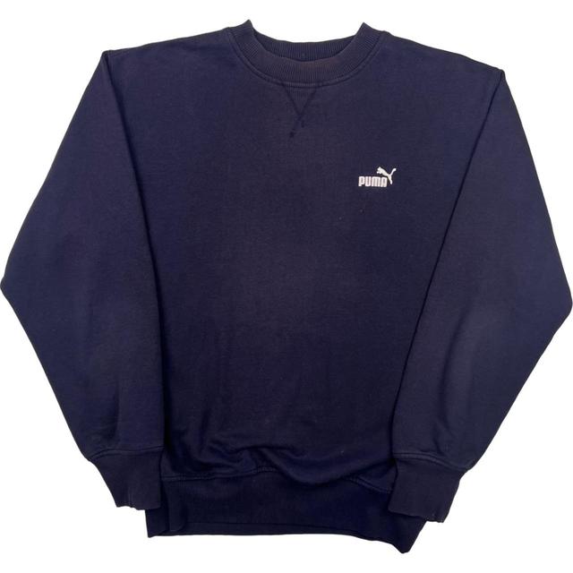 Puma Men's Sweatshirt - Navy - L on Productcaster.