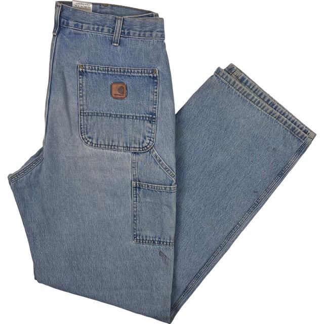 Carhartt Men's Jeans - Blue - 35" on Productcaster.