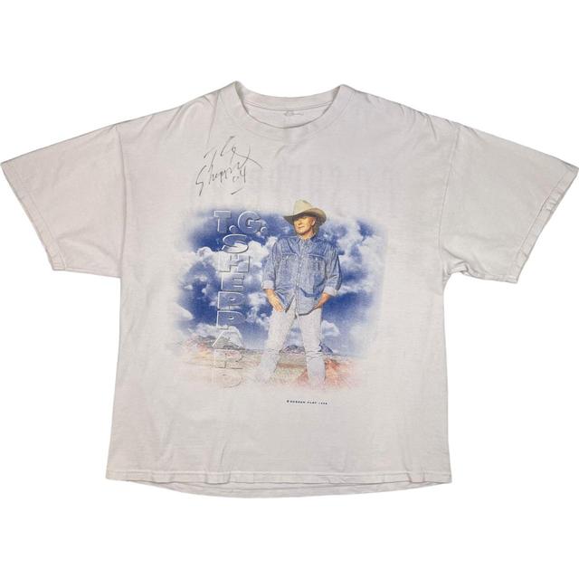 Vintage Men's Shirt - White - L on Productcaster.