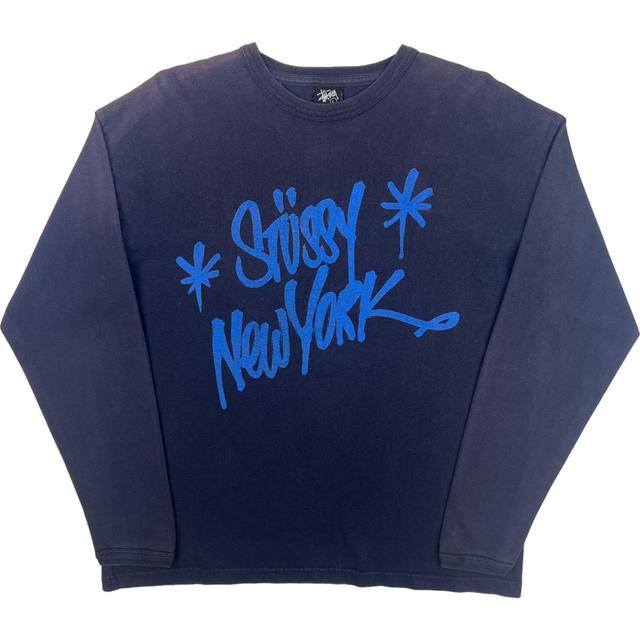 Stüssy Men's Shirt - Navy - L on Productcaster.