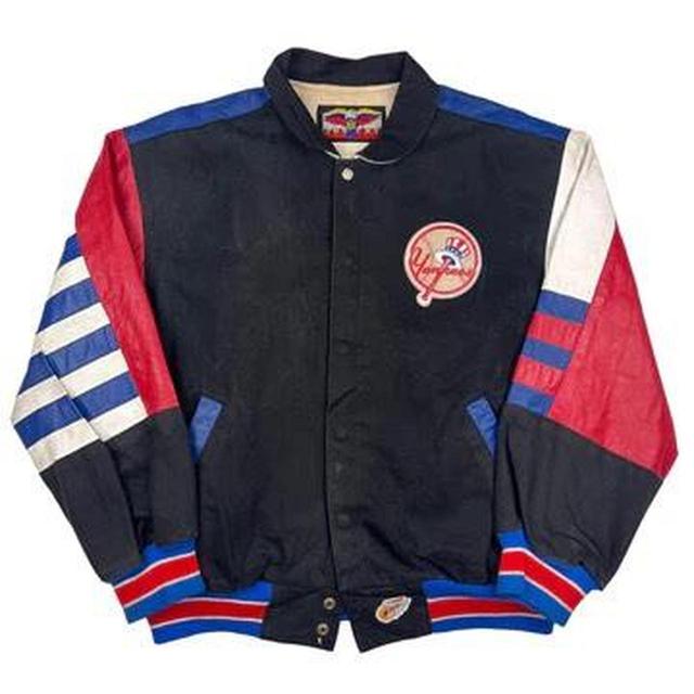 MLB Men's Jacket - Black - M on Productcaster.