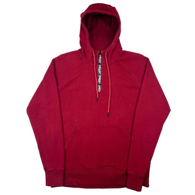 Oakley Men's Sweatshirt - Red/Burgundy - M on Productcaster.