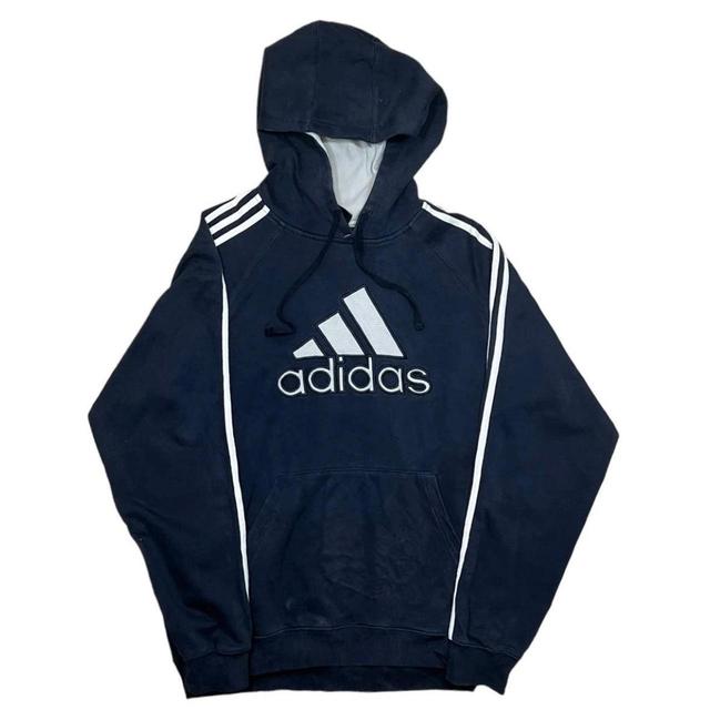 Adidas Men's Sweatshirt - Blue/Navy - L on Productcaster.