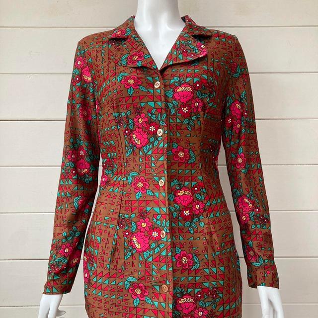 Vintage Women's Shirt - Multi/Brown - 10 on Productcaster.