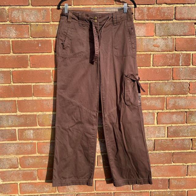 Next Women's Straight leg Cargo Trousers - Brown - UK 8 on Productcaster.