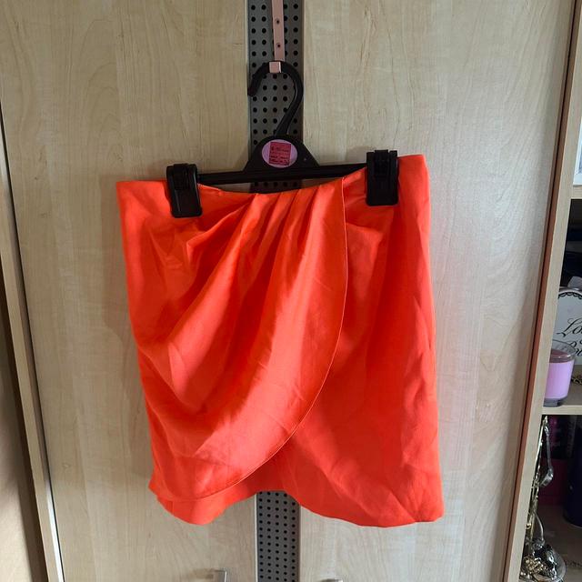 River Island Women's Skirt - Orange - UK 8 on Productcaster.