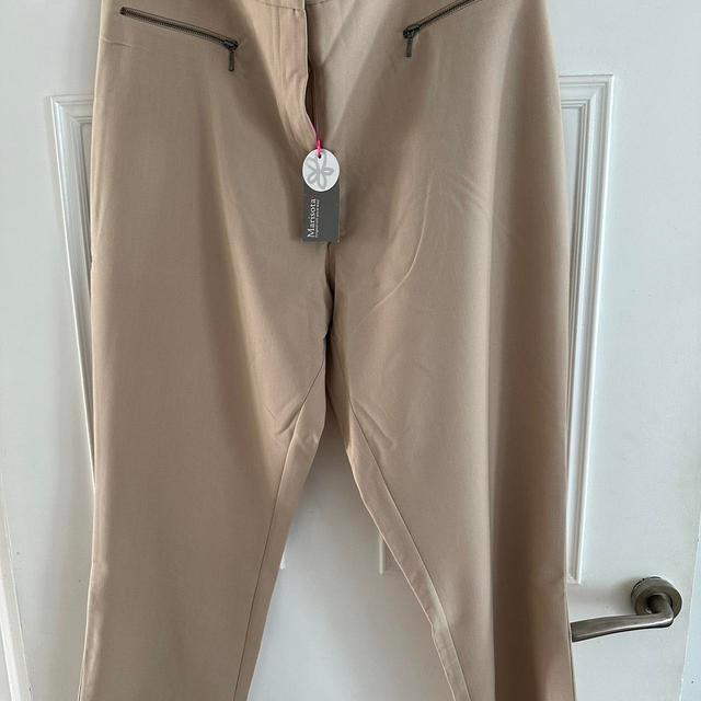 Marisota Women's Trousers - Tan - UK 18 on Productcaster.