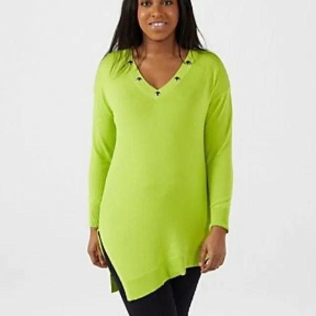 Julien Macdonald Women's Jumper - Green - M on Productcaster.