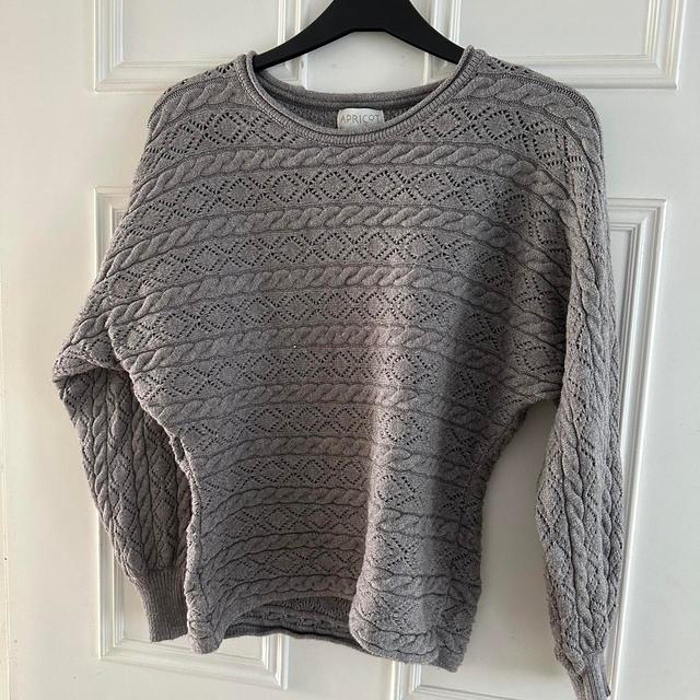 Apricot Women's Jumper - Grey - M on Productcaster.