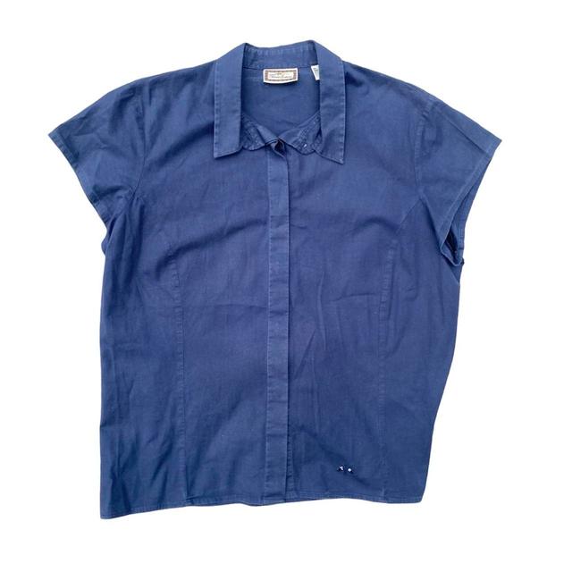 Vintage Women's Shirt - Navy - 14 on Productcaster.