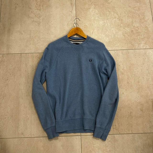 Fred Perry Men's Jumper - Blue - S on Productcaster.