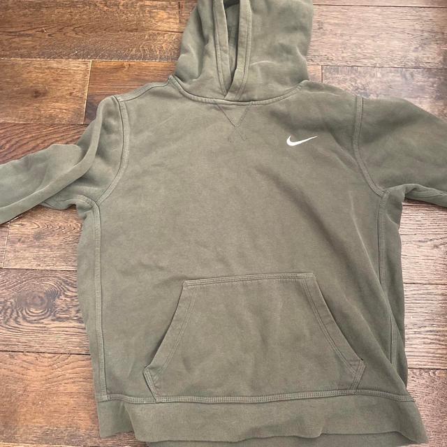 Nike Women's Hoodie - Khaki - S on Productcaster.