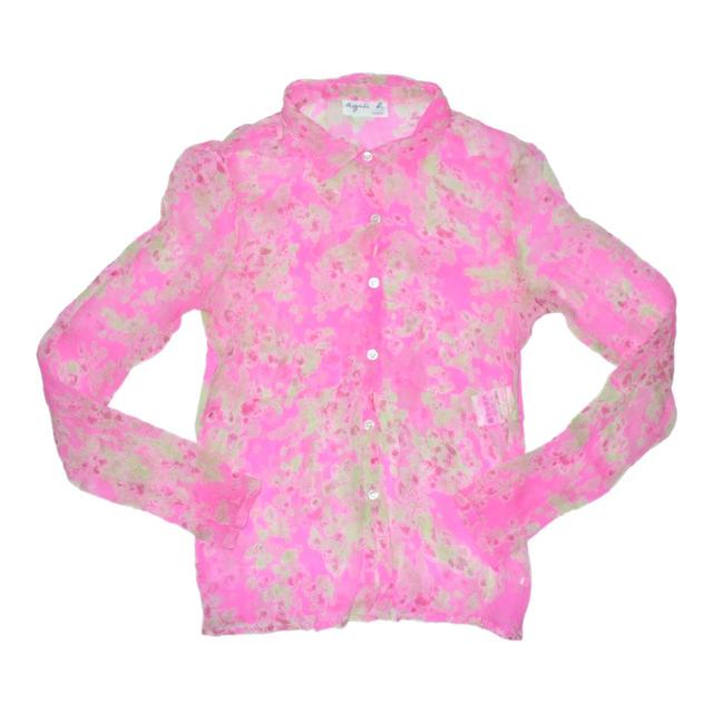 Agnès B Women's Blouse - Pink/Multi - XS on Productcaster.