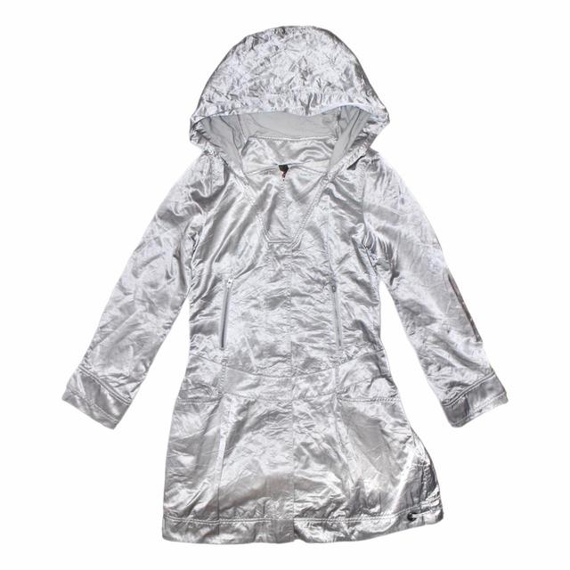 Cop Copine Women's Coat - Silver - UK 8 on Productcaster.