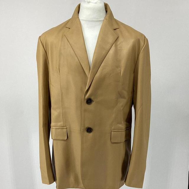 The Frankie Shop Women's Blazer Jacket - Brown/Tan - XS on Productcaster.