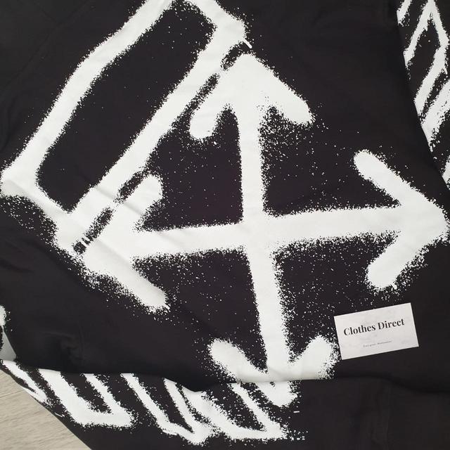 Off-White Men's Hoodie - Black/White - XXL on Productcaster.