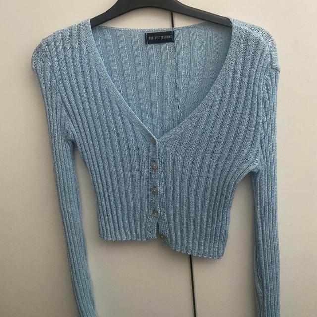 PrettyLittleThing Women's Cardigan - Blue - M on Productcaster.