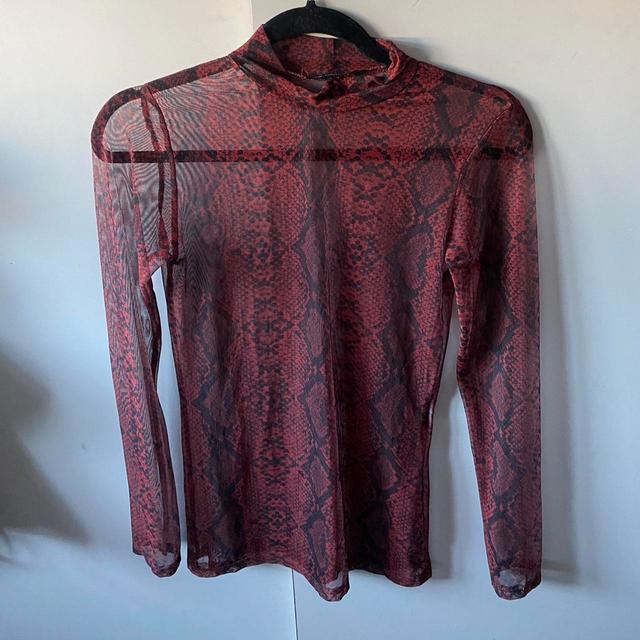 Preloved Women's Shirt - Red - S on Productcaster.