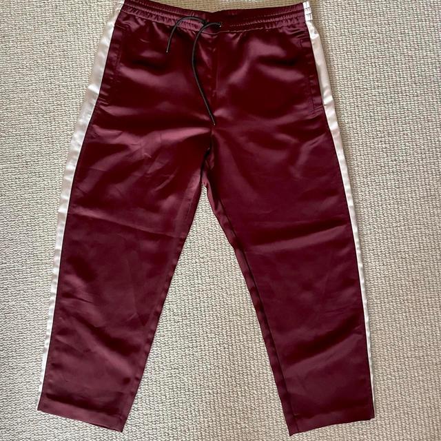 Alexander Wang Women's Trousers - Burgundy - UK 8 on Productcaster.