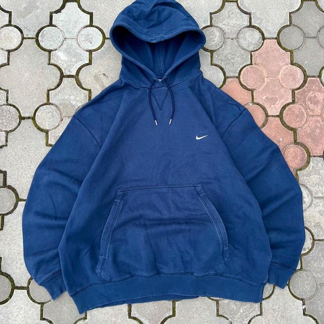 Nike Men's Hoodie - Navy - XXL on Productcaster.