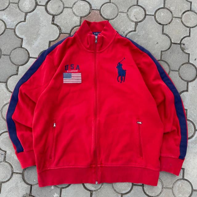 Polo Ralph Lauren Big & Tall Men's Hoodie - Red - XL on Productcaster.