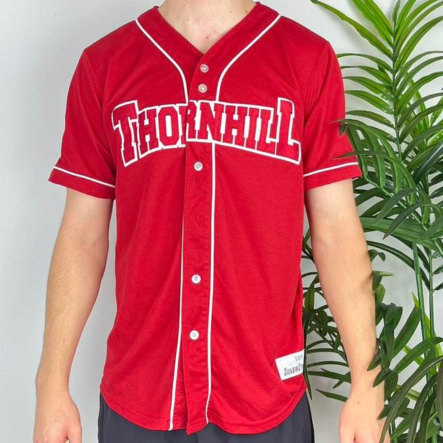 MLB Men's T-shirt - Red - L on Productcaster.