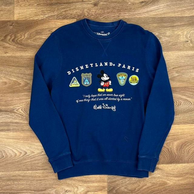 Disney Men's Sweatshirt - Blue/Navy - S on Productcaster.