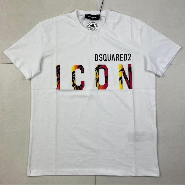 Dsquared2 Men's T-shirt - White - S on Productcaster.