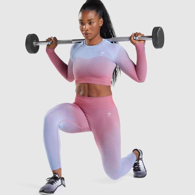 Gymshark Women's Leggings - Pink - S on Productcaster.