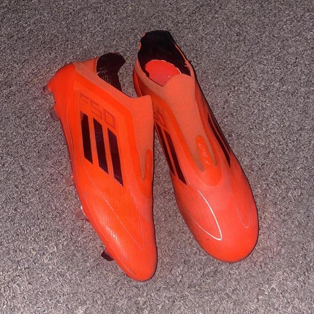 Adidas Men's Boots - Orange - UK 10 on Productcaster.