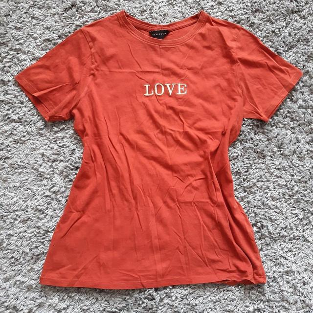 New Look Women's T-shirt - Orange - 10 on Productcaster.