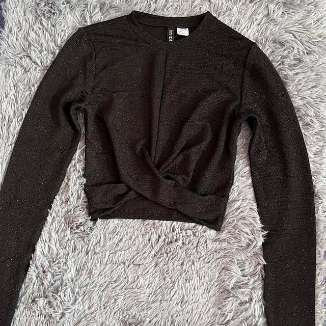 H&M Women's Top - Black - S on Productcaster.