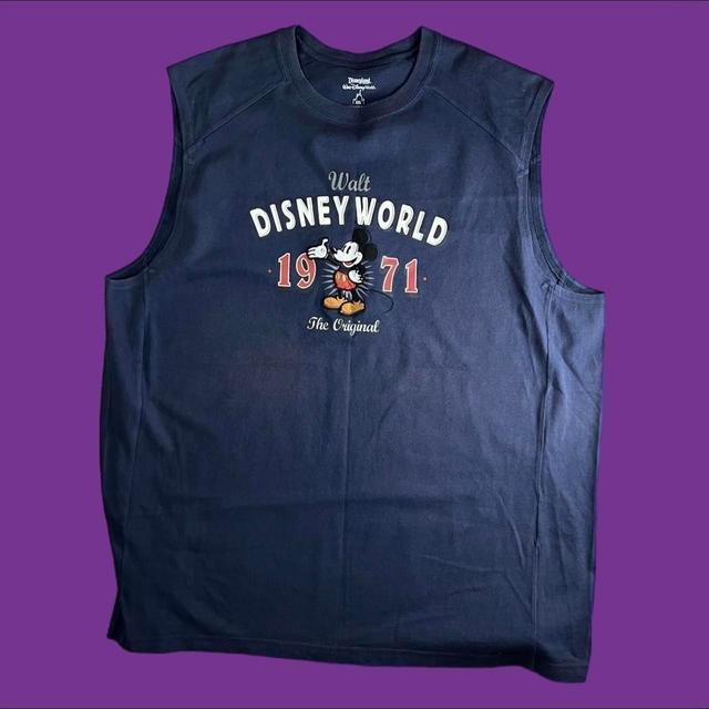 Disney Men's Vest - Navy - XXL on Productcaster.