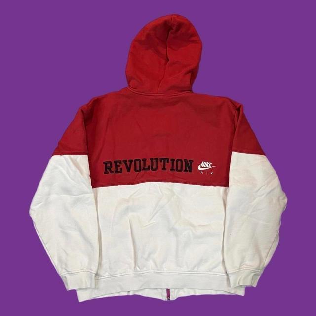 Nike Women's Hoodie - White/Red - M on Productcaster.