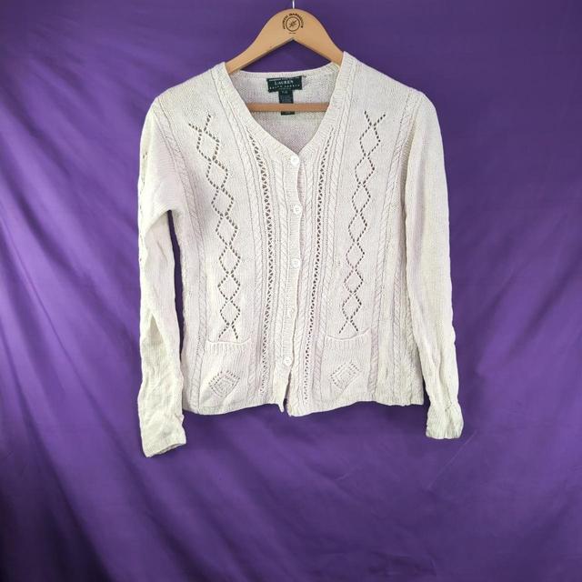 Ralph Lauren Men's Cardigan - Cream - XS on Productcaster.