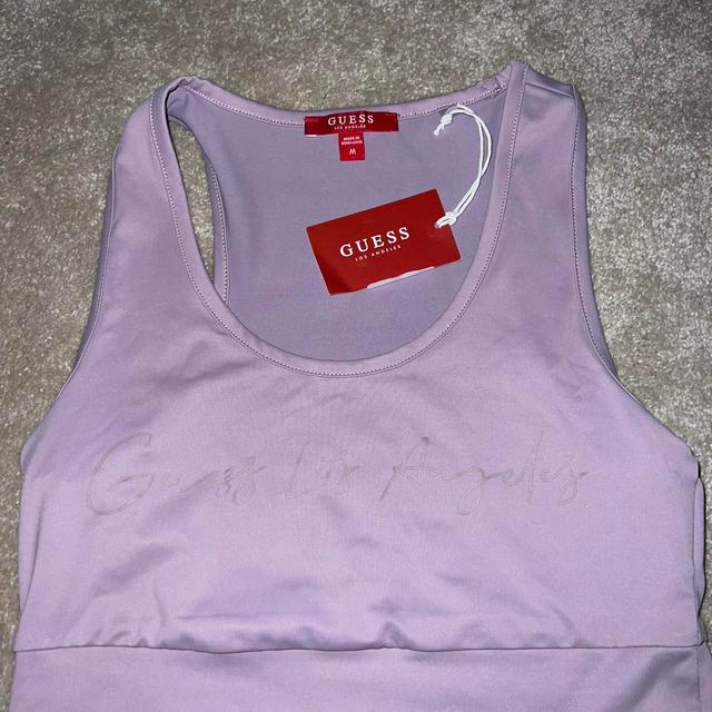 Guess Women's Crop top - Purple - M on Productcaster.